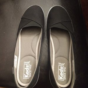 Keds Black Flats